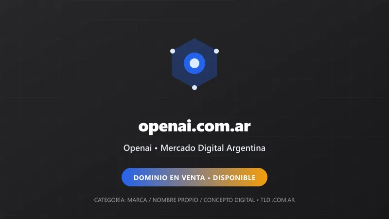 Identidad gráfica y activo digital para Openai en Argentina